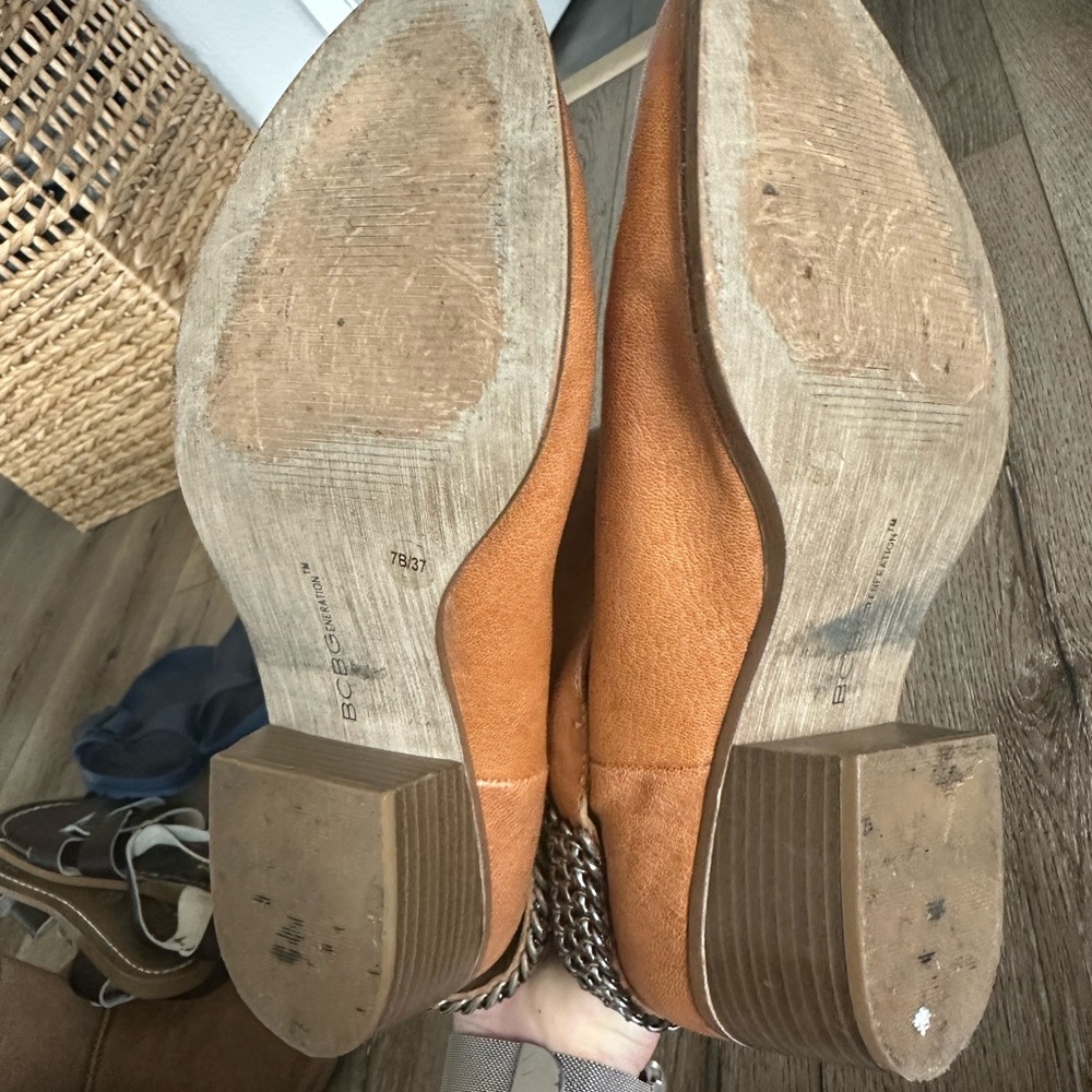 BCBGeneration Tan Ankle Booties - image 4